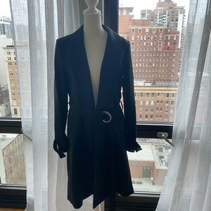 Black Long Blazer Coat